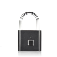 Load image into Gallery viewer, Fingerprint Lock Security Keyless Smart Padlock USB Rechargeable Digital Quick Unlock Door Lock 