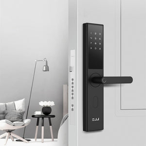 QJJ Smart Door Lock X1 Mortise Fingerprint Password Key bluetooth Security Works With Mi Home from Xiaomi Youpin