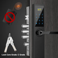 Load image into Gallery viewer, Electronic Lock Fingerprint Lock Password Electronic Lock Intelligent Lock Sliding Cover Anti-Theft Door Lithium Battery Fingerprint Lock