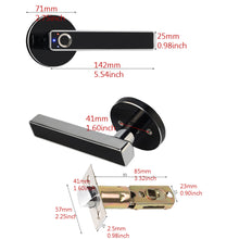 Load image into Gallery viewer, Stainless Steel Fingerprint Lock Smart Biometric Door Lock Home Security Locks