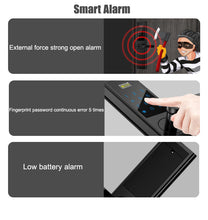 Load image into Gallery viewer, Electronic Lock Fingerprint Lock Password Electronic Lock Intelligent Lock Sliding Cover Anti-Theft Door Lithium Battery Fingerprint Lock