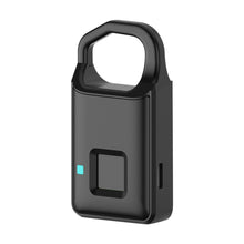 Load image into Gallery viewer, P4 Smart Fingerprint Door Lock Padlock Safe USB Charging Waterproof Anti Theft Lock 6 Months Standby