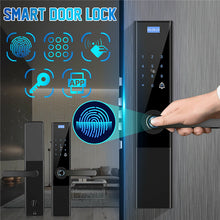 Load image into Gallery viewer, Security Electronic Smart Door Lock APP Touch Password Keypad Card Fingerprint Locks