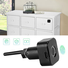 Load image into Gallery viewer, Smart Fingerprint Cabinet Lock Keyless Rechargeable USB Biometric Electric Anti-Theft Office Drawer File Cabinet Safety Lock Up To 20 Fingerprints