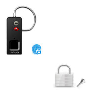 Load image into Gallery viewer, Fipilock FL-S2-TSA NEW Smart Fingerprint Lock Keyless USB Rechargeable Door Luggage Case Bag Lock Anti-Theft Security Fingerprint Padlock