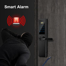 Load image into Gallery viewer, Electronic Lock Fingerprint Lock Password Electronic Lock Intelligent Lock Sliding Cover Anti-Theft Door Lithium Battery Fingerprint Lock