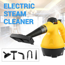 Load image into Gallery viewer, Multi Purpose Electric Steam Cleaner Portable Handheld Steamer Household Cleaner Attachments Kitchen Brush Tool EU plug