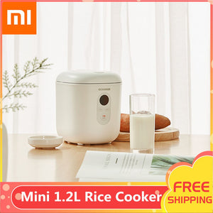 Xiaomi Qcooker Qf1201 Mini 1.2l Rice Cooker 300w Smart 1.2l Kitchen Appliances Reservation Lcd Rice Cooker From Xiaomi Youpin