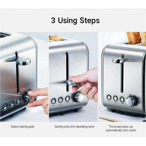 Xiaomi Deerma Bread Baking Machine Electric Toaster Household Automatic Breakfast Toast Sandwich Maker Reheat Kitchen Grill Oven