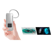 Load image into Gallery viewer, FipiLock FL-P4 Pearl Black/Silver Ip65 Outdoor Waterproof Plastic Fingerprint Lock Biometric Padlock Portable Outdoor PodLock - Your Finger is Key