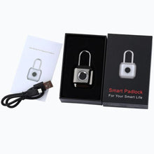 Load image into Gallery viewer, YEELOCK Smart Fingerprint Door Lock Padlock USB Charging Waterproof Keyless Anti Theft Travel Luggage Drawer Safety Lock 0.5 Second Unlock Reddot Design Award From Xiaomi Youpin