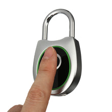 Load image into Gallery viewer, Smart USB Charging Fingerprint Lock Anti-Theft Keyless Lock Fingerprint Padlock Waterproof